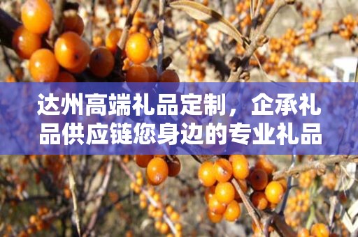 达州高端礼品定制，企承礼品供应链您身边的专业礼品定制公司