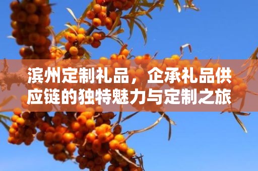 滨州定制礼品，企承礼品供应链的独特魅力与定制之旅